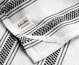 Black Dish Towels - Striped Cleaning Towels