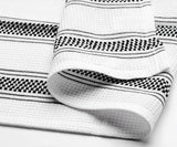 Black Dish Towels - Striped Cleaning Towels