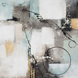 Circular Symphony Hand Painted Framed Diptych