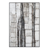 Nature Canvas Hand Painted Framed Diptych