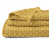 Printed Linen Sheet Set – 100% Linen Bedding