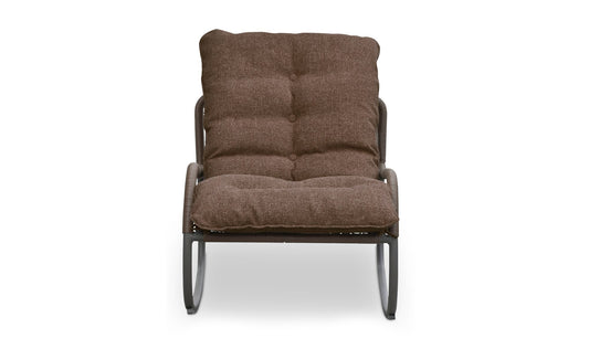 Lyra Outdoor Rocking Chair Brown