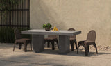 Kendall Outdoor Dining Chair Brown-Set of Two