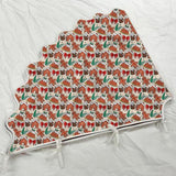Printed Scalloped Christmas Tree Skirt