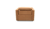 Juno Power Recliner Chair Tan Leather