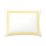 400TC Cotton Classic Embroidery Sateen Solid Pillow Sham