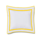 400TC Embroidery & Border Cotton Sateen Solid Euro Sham