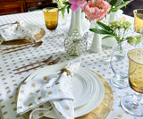 Printed Napkins - Metallic Gold Foil Napkins