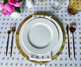 Printed Napkins - Metallic Gold Foil Napkins