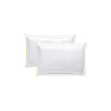 400TC Small Scallop Embroidery Cotton Pillowcases (Set Of 2)