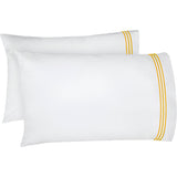 400TC Triple Embroidery Cotton Sateen Pillowcases (Set Of 2)