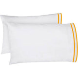 400TC Embroidery & Border Cotton Sateen Solid Sheet set