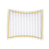 400TC Cotton Double Edge Embroidery Sateen Stripe Duvet Cover Set