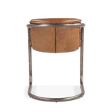 Portofino 22" Dining Chair in Berham Chestnut Leather