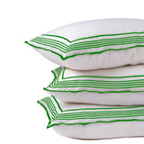 Smart Border 400TC Cotton Embroidery Sateen Solid Euro Pillow Sham