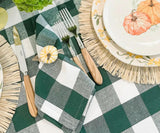 Cotton Napkins - Plaid Cloth Napkins
