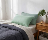 Cotton Linen Pillowcase Set of 2– 50% Cotton 50% Linen