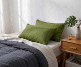 Cotton Linen Pillowcase Set of 2– 50% Cotton 50% Linen