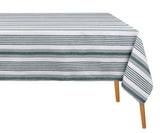 Striped Tablecloth Green - French Provence Tablecloth