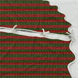 Printed Scalloped Christmas Tree Skirt