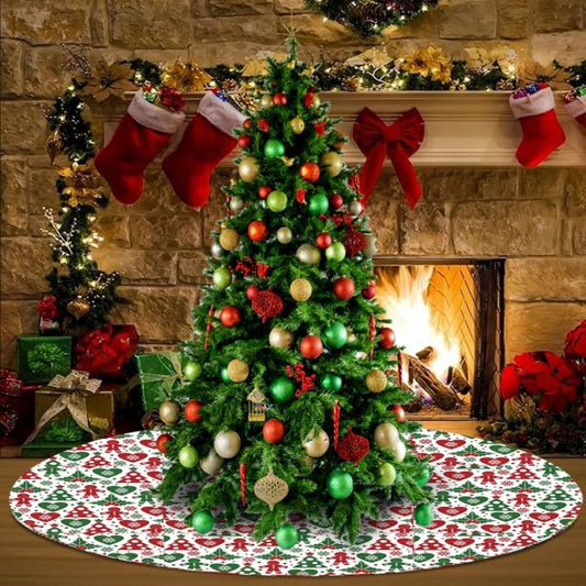 Pattern Christmas Tree Skirt