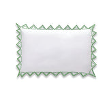 Ashley 400TC Cotton Traingle Embroidery Sateen Solid Pillow Sham