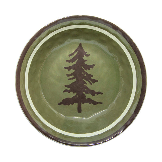Aztec Bear Melamine Dinner Bowls, Set of 24