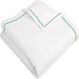 400TC Cotton Double Edge Embroidery Sateen Solid Duvet Cover Set
