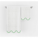 Scalloped Embroidered Bath Towels (Set of 2)
