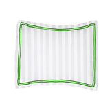 400TC Cotton Double Edge Embroidery Sateen Stripe Duvet Cover Set