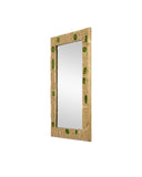 Beau Monde Gold & Green Mirror