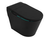 ANZZI ENVO Echo Smart Bidet Toilet (1.28 GPF), Elongated, Touchless Operation (Motion/Foot Sensor, Voice/Wi-Fi), UV Nozzle Sterilization, and Deodorizer