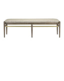 Visby Light Pepper Bench, Calcutta Linen
