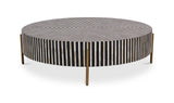 Chameau Medium Coffee Table Black and White