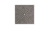 Terning Side Table Black and White