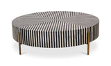 Chameau Large Coffee Table Black and White