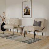 Armless Accent Chair