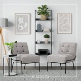 Armless Accent Chair