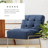Armless Accent Chair