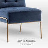 Armless Accent Chair