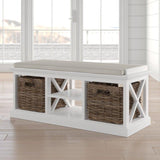 Halifax Bench & Basket Set