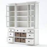 Halifax Library Hutch with Basket Set