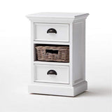 Halifax Bedside Storage Unit with Basket