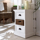 Halifax Bedside Storage Unit with Basket