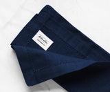 Navy Blue Hemstitch Napkins