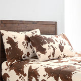 Elsa Cowhide 200TC Cotton Percale Sheet Set