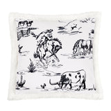 Ranch Life Western Toile Campfire Sherpa Throw, 6 MOQ