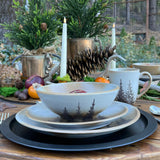 Clearwater Pines 16PC Ceramic Dinnerware Set
