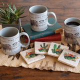 Cactus Blooms Coaster, Set of 4, 4 MOQ