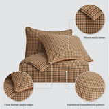 Clifton Woven Twill Plaid Bedding Set